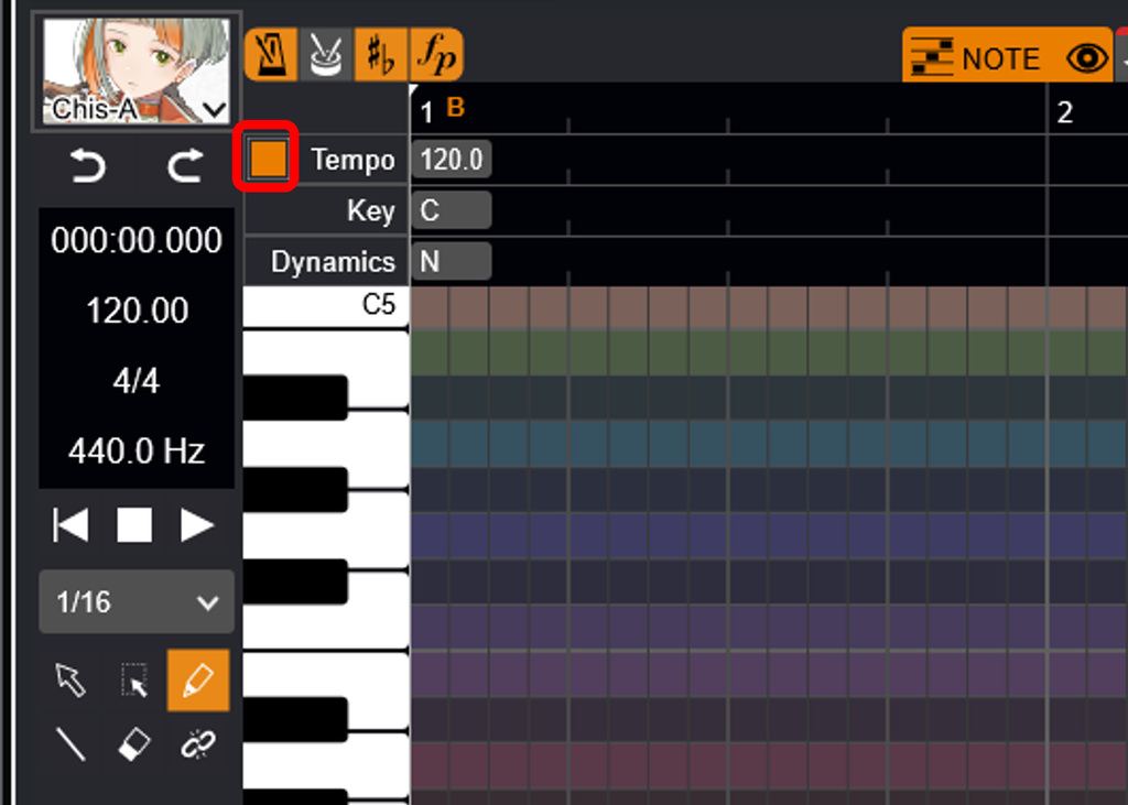 Tempo切换